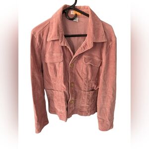 Tulle plus Cordoroy Jacket- Dusty Rose, 2x